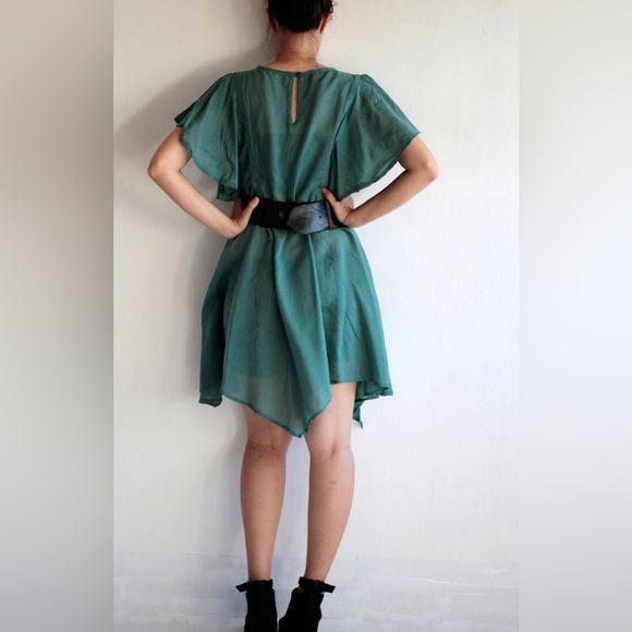 Lilac silk linen floaty faeriecore dress 🪻 - Picture 5 of 6